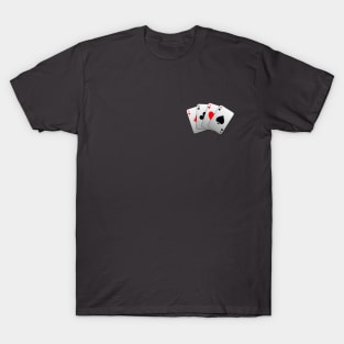 (Pocket) Aces High, Playing Cards T-Shirt